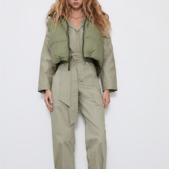 Zara Long Belted Jumpsuit XS - Picture 4 of 8